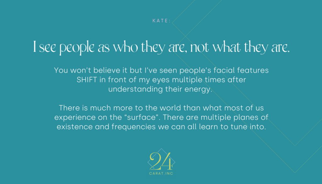 I see people as who they are, not what they are.