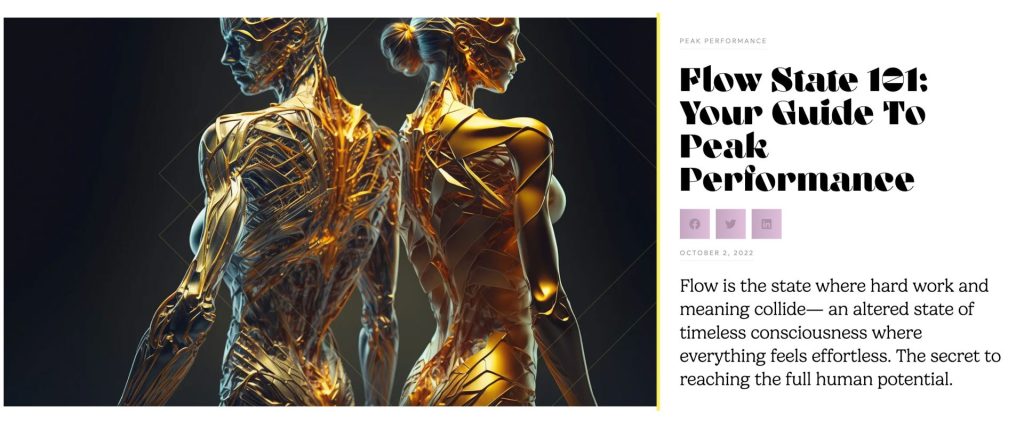 Flow State 101: Your Guide To Peak Performance & Getting In The Zone