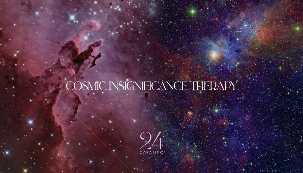 Cosmic Insignificance Therapy | The Universe Doesn’t Give A Fuck About You | THE SMRT LIST NEWSLETTER | Holistic Business Coaching for CEOs