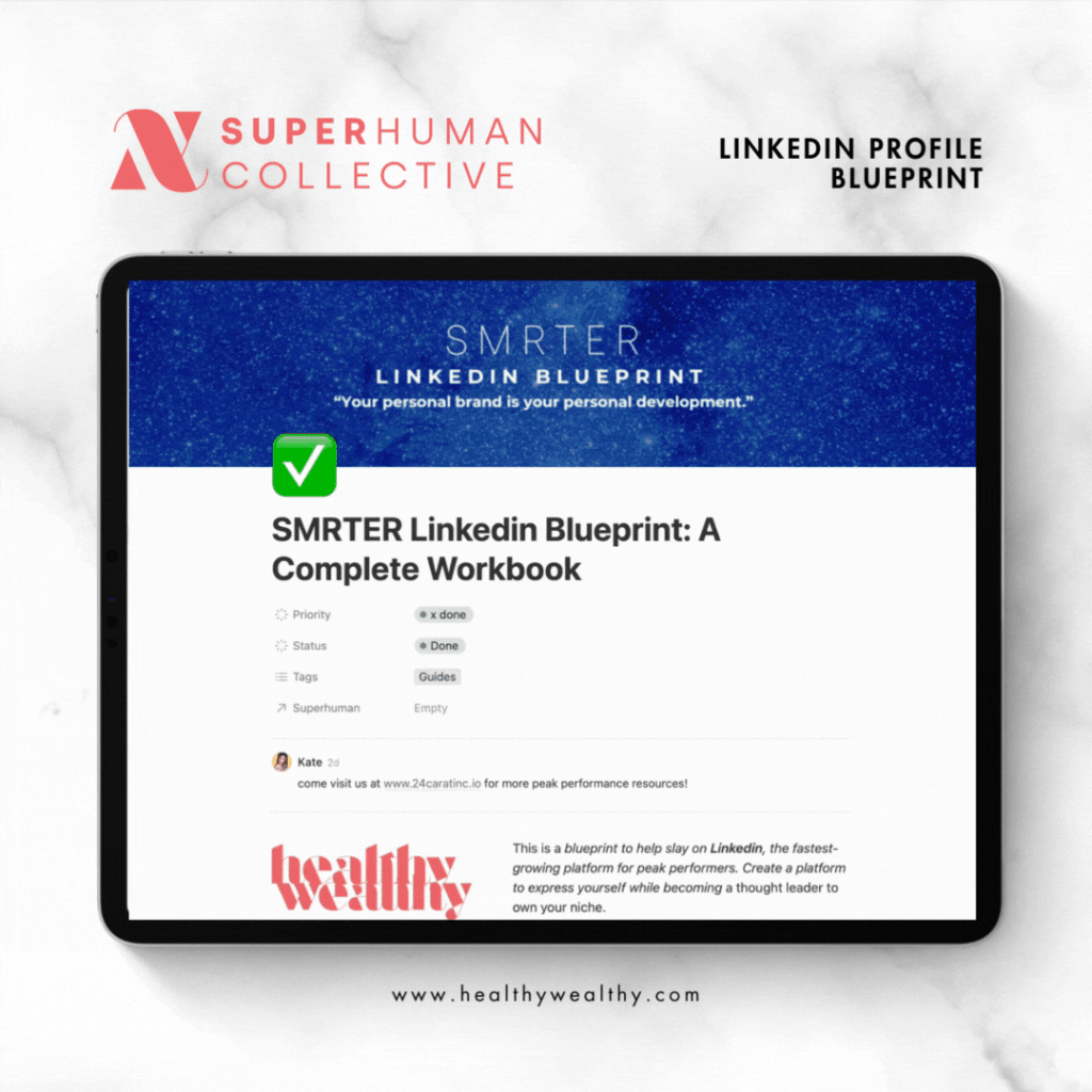 Linkedin Profile Blueprint: A Step-By-Step Workbook | Only 3% of over a billion global users on Linkedin are creators. Think of Instagram during it's heydays. Get started before it's too late.