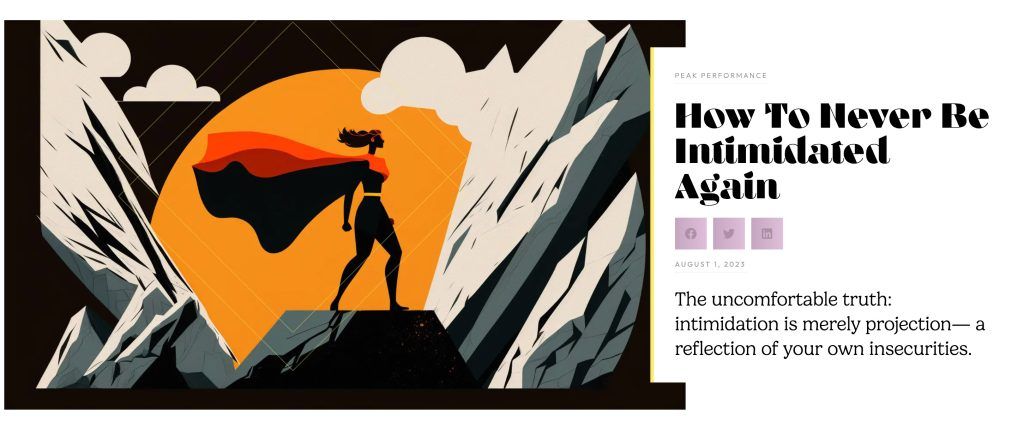 How To Never Be Intimidated Again | Mindsets of Peak Performers